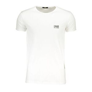 Cavalli Class Bianco Cotton Men Men's T-Shirt